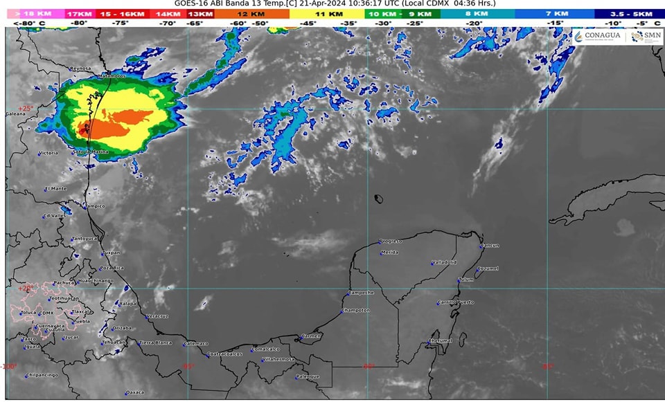 Así estará el clima hoy en Quintana Roo