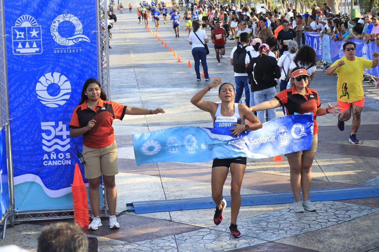 Los ganadores del medio maratón de Cancún fueron…