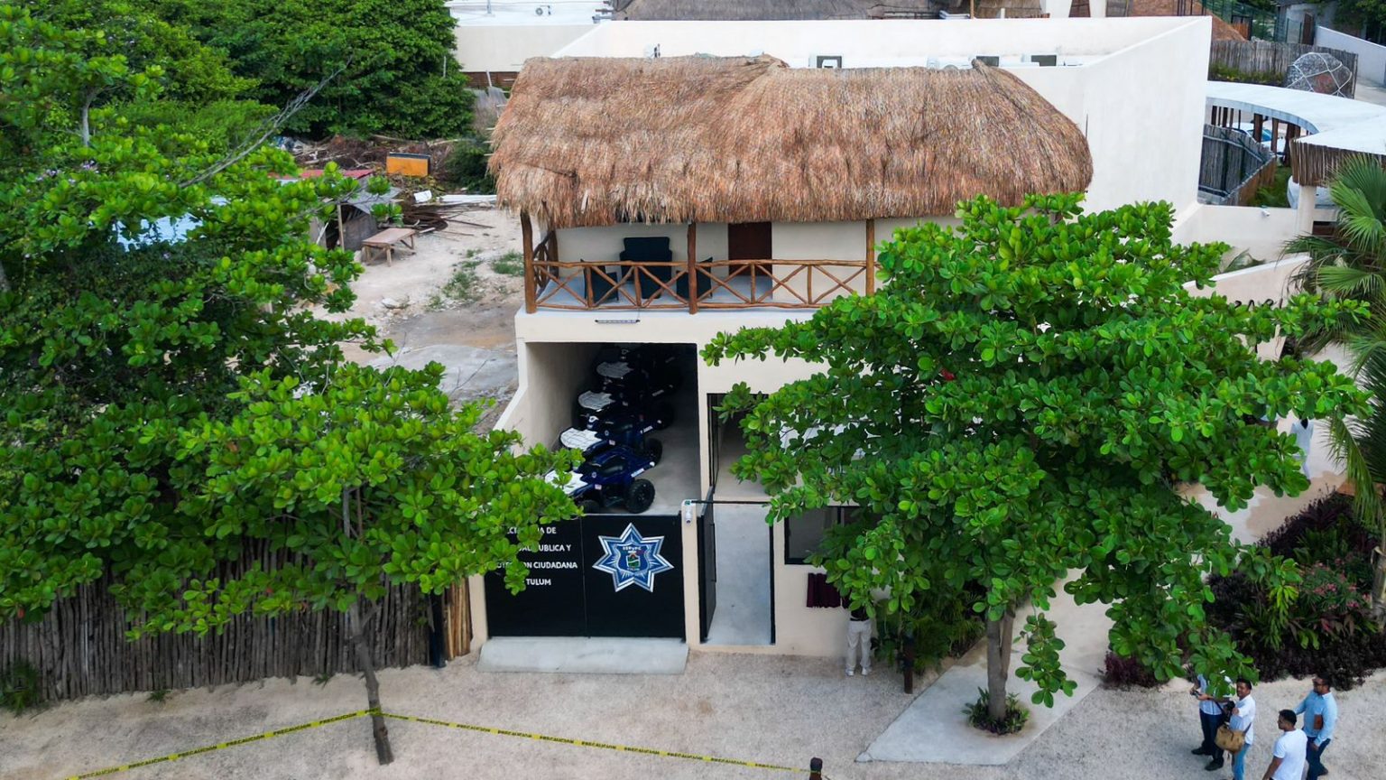 Empresarios de Tulum construyeron un edificio para contribuir al reforzamiento de la seguridad pública en la zona hotelera