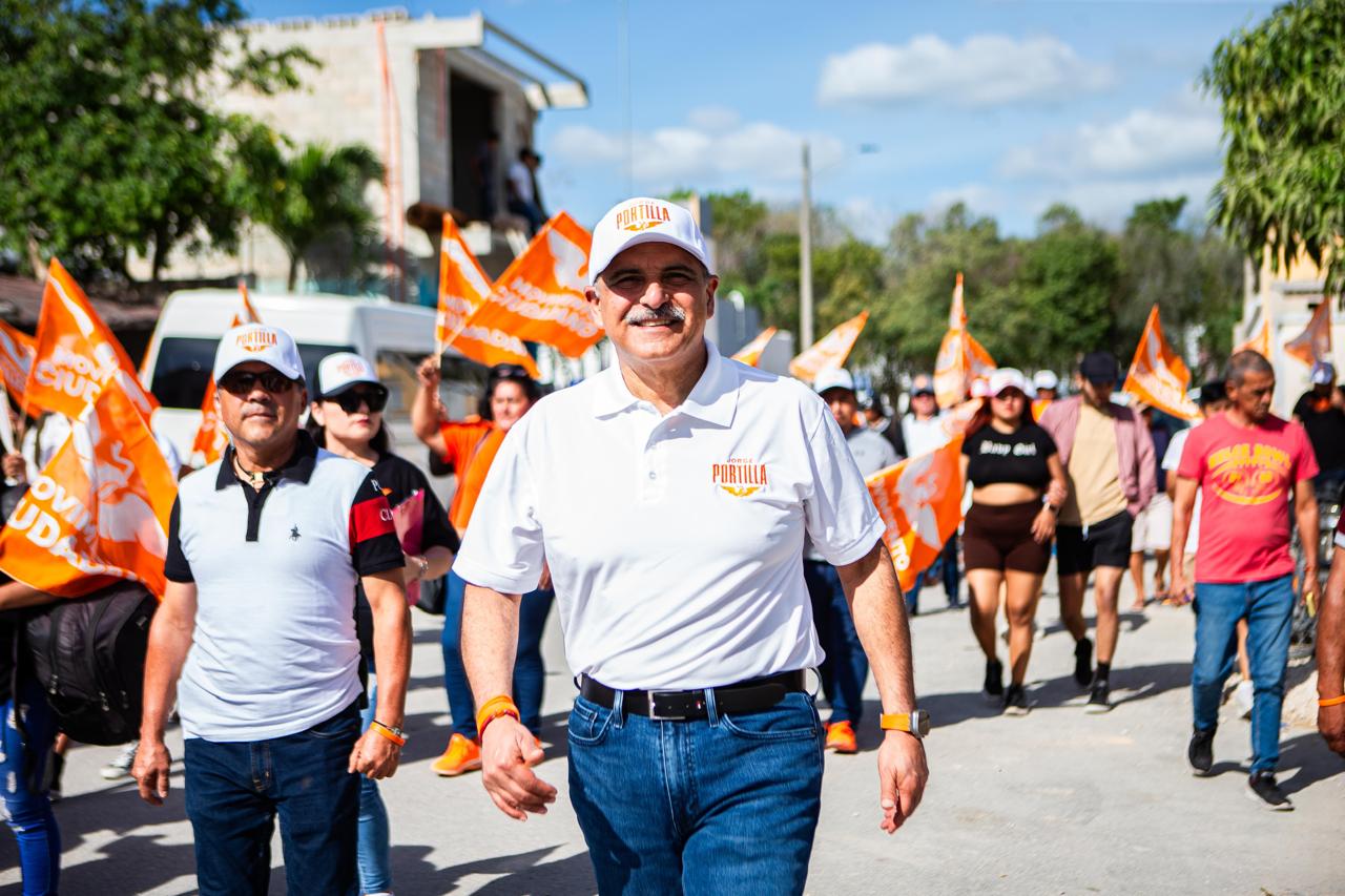 TULUM QUIERE VIVIR EN PAZ: Jorge Portilla recibe el respaldo de fraccionamiento “Las Palmas”