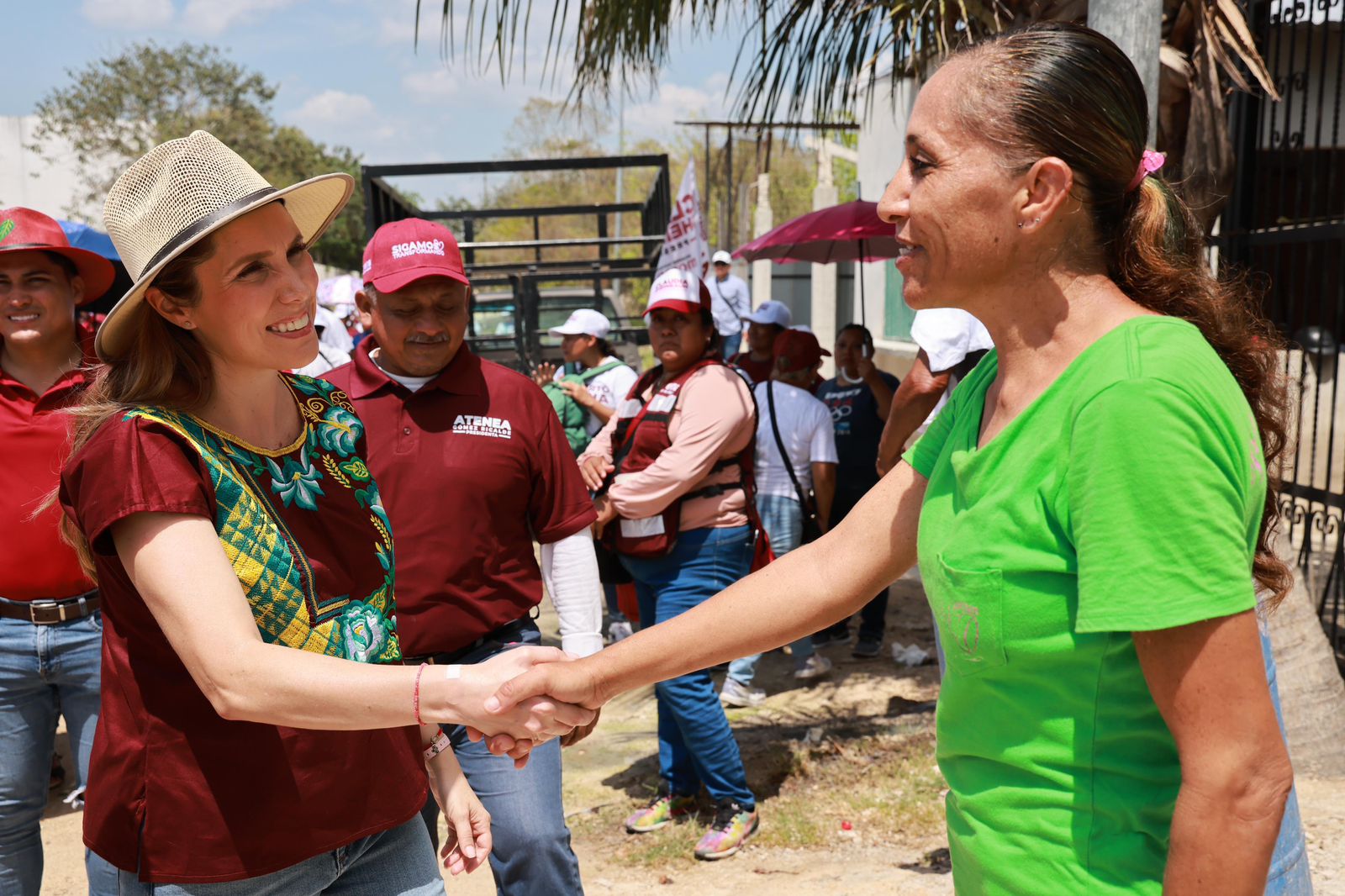 Atenea Gómez Ricalde refrenda su compromiso con las mujeres de Isla Mujeres