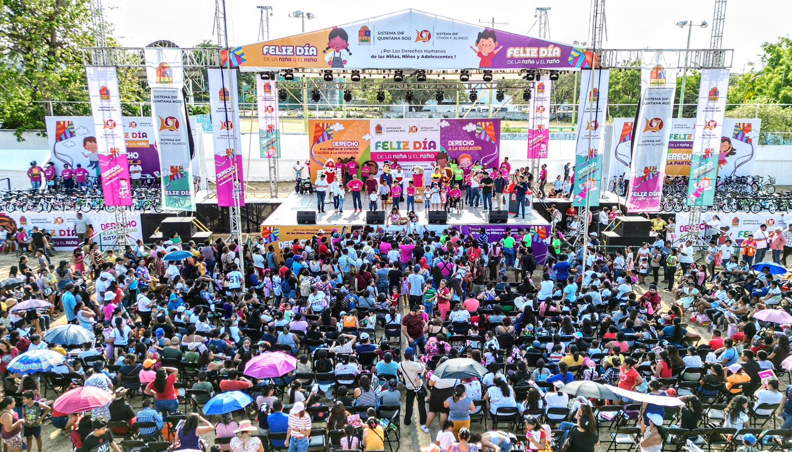 Celebran en Chetumal el festival “Por los derechos humanos de las niñas, niños y adolescentes”