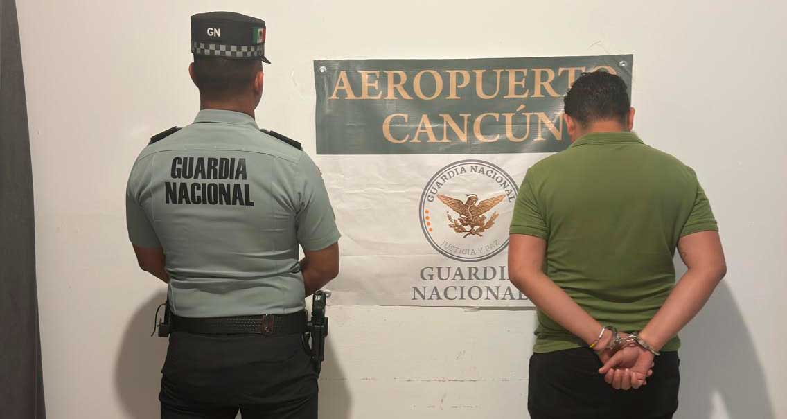 Detienen en el aeropuerto de Cancún a un individuo tras un video de presunto secuestro