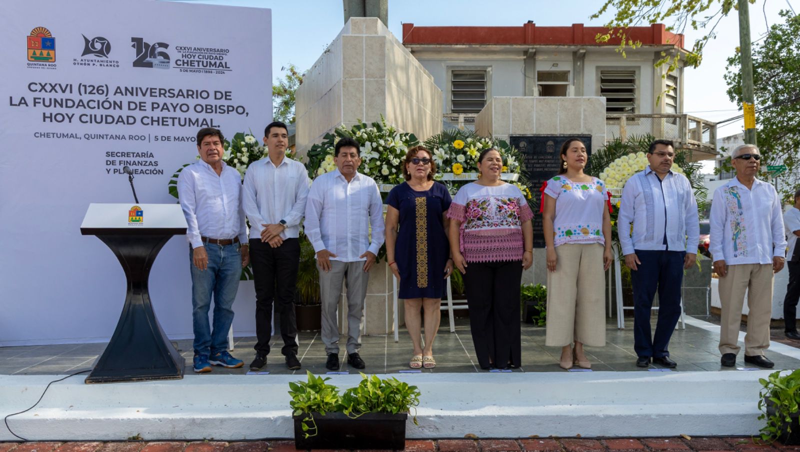 Conmemoran el 126 Aniversario de la Fundación de Payo Obispo, hoy ciudad Chetumal