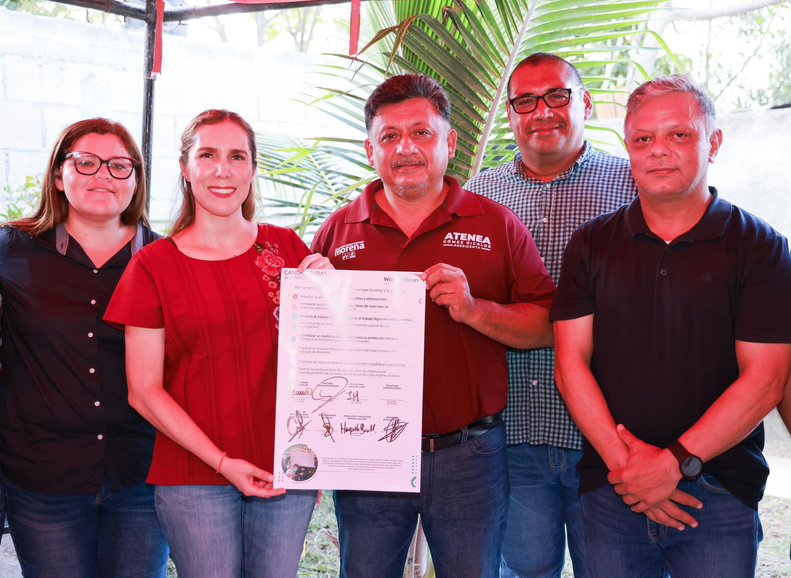 Atenea refrenda su compromiso con la niñez y la juventud de Isla Mujeres