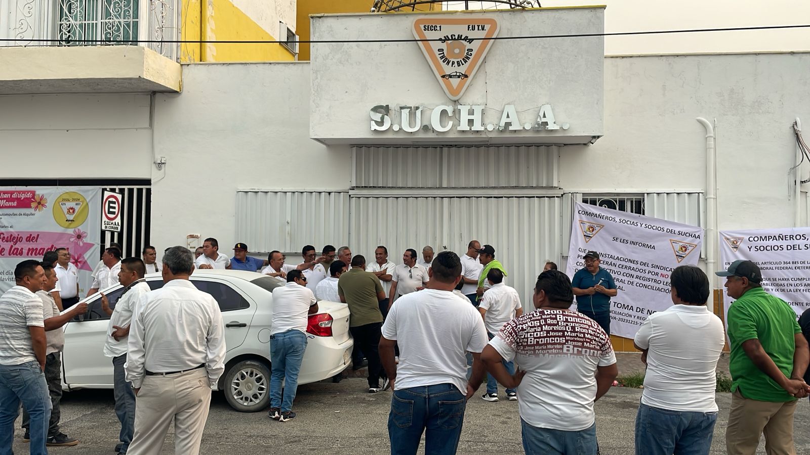 Cierran oficinas del Suchaa en Chetumal; socios inconformes desconocen a ‘Durazo’ como dirigente