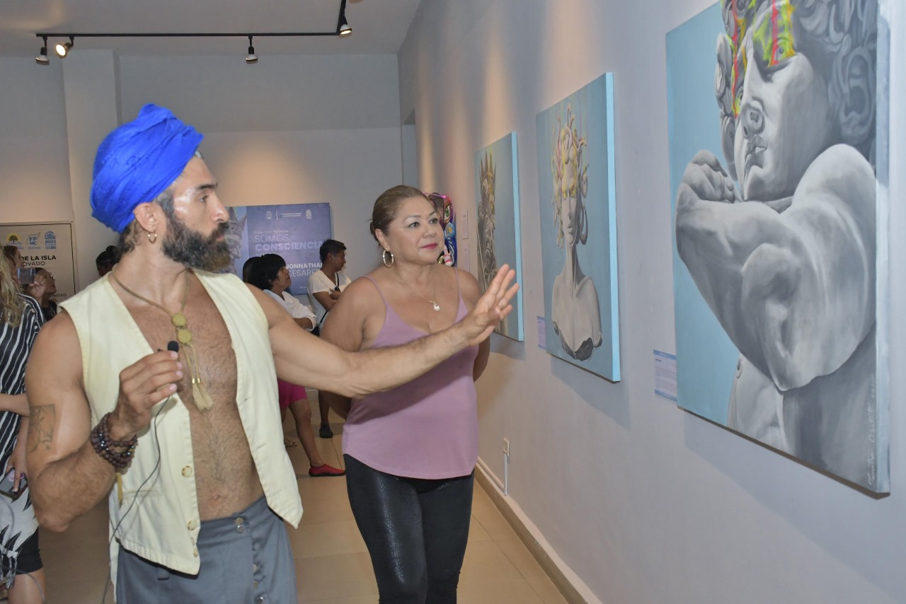 Conmemora el Día Internacional de los Museos con la inauguración de la exposición pictórica “Somos Consciencia Viva”, del artista Jonnathan Cesaretti