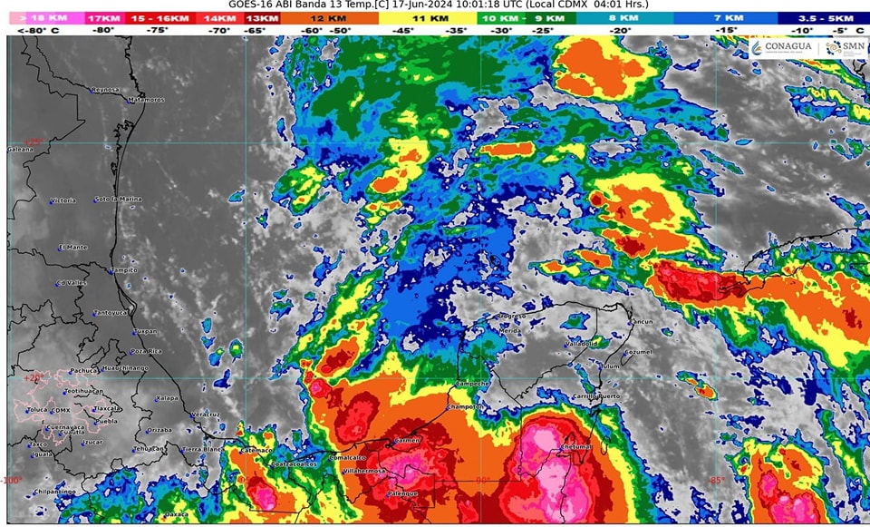 Continuarán las lluvias dispersas en Quintana Roo