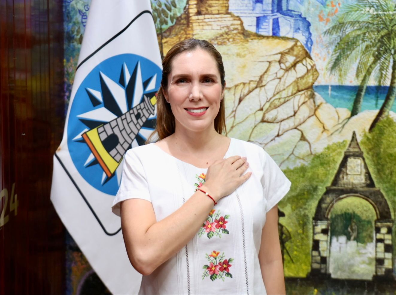 Atenea Gómez Ricalde retoma sus funciones como Presidenta Municipal de Isla Mujeres