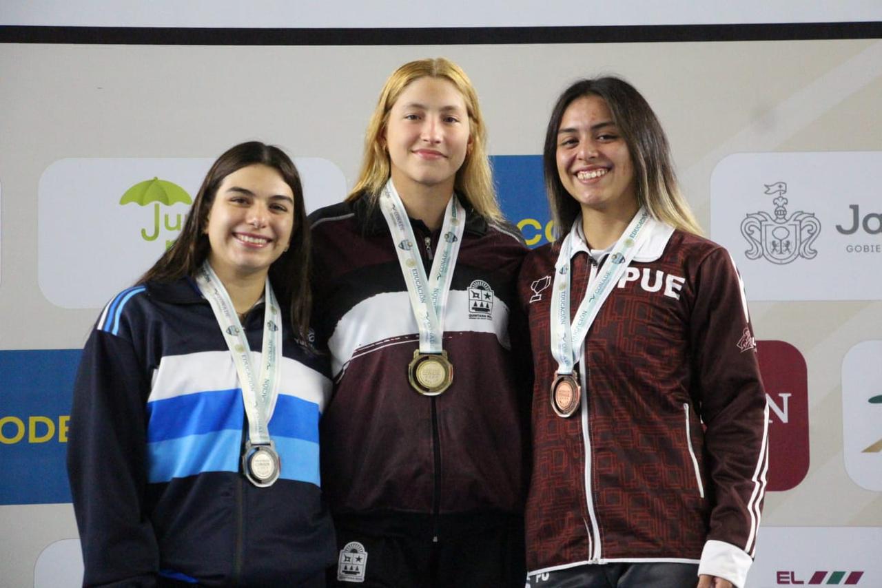 Continúa la cosecha de medallas para Quintana Roo en la disciplina de natación de los Nacionales CONADE 2024