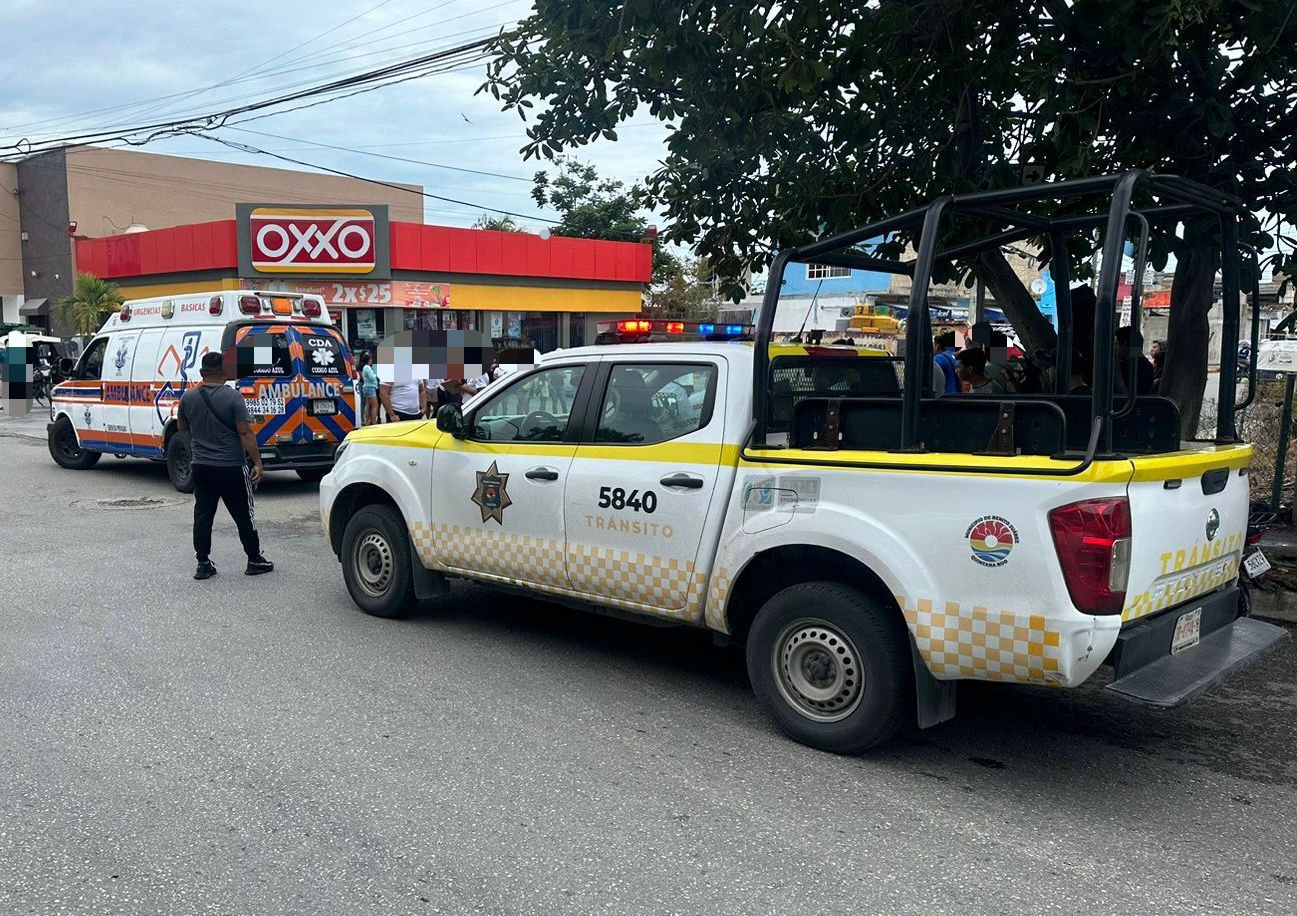 Muere una niña de 6 años en accidente de motocicleta, en Cancún