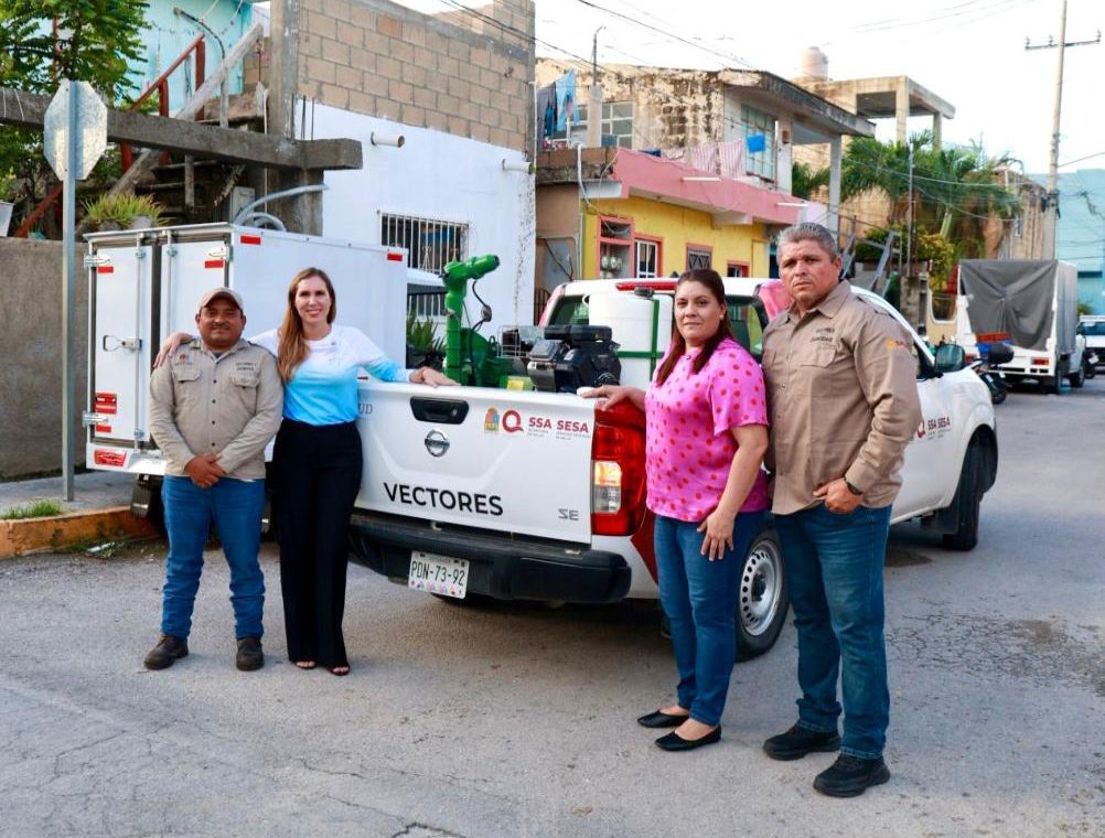 Atenea Gómez Ricalde pone en marcha Mega Jornada de Nebulización en Isla Mujeres