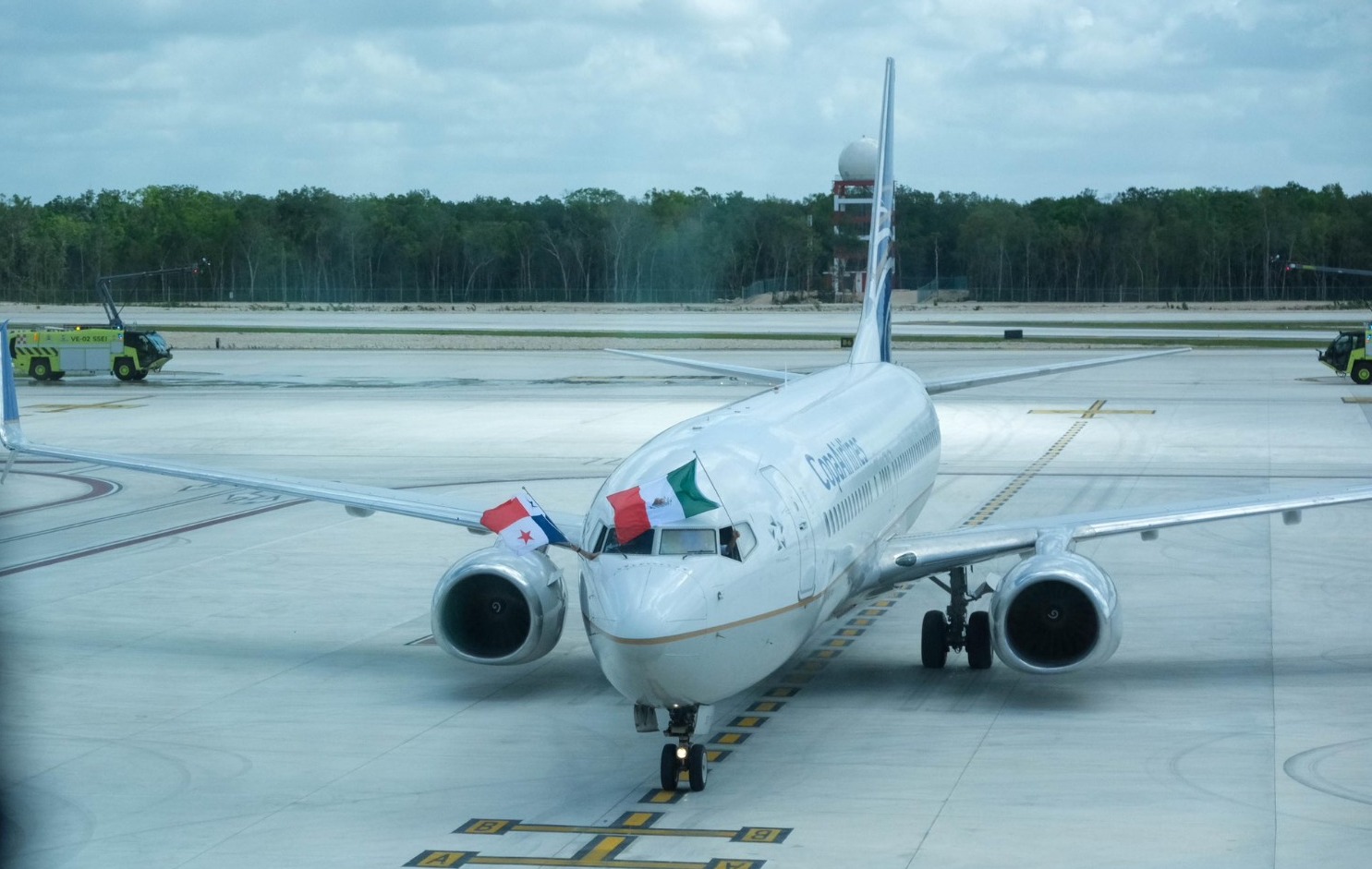 Tulum recibe su primer vuelo desde Panamá