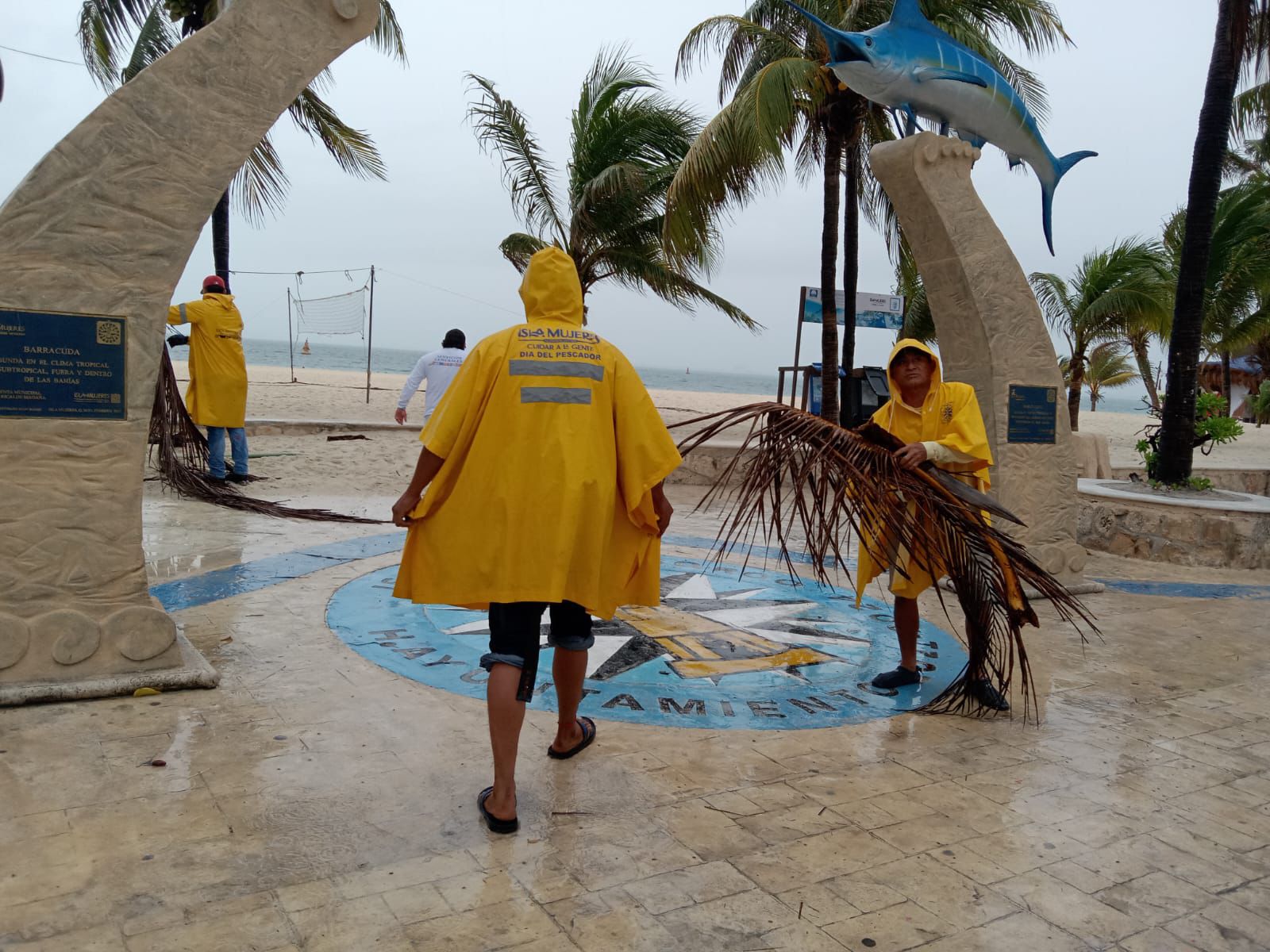 En Isla Mujeres llaman a tomar medidas preventivas ante las lluvias registradas