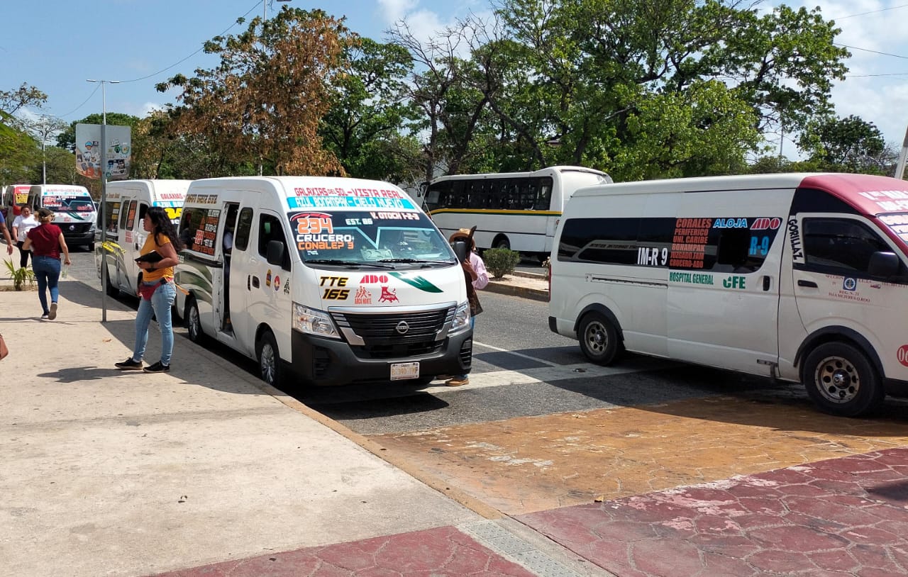 Reactivan el servicio de transporte público en Quintana Roo