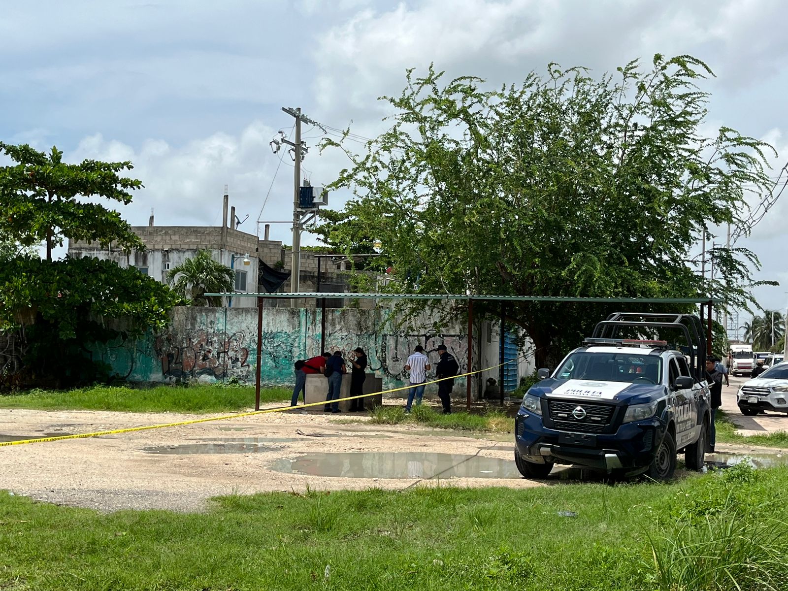 Encuentran un cuerpo ensabanado en el parque ‘Candelario Lira’ de Cancún