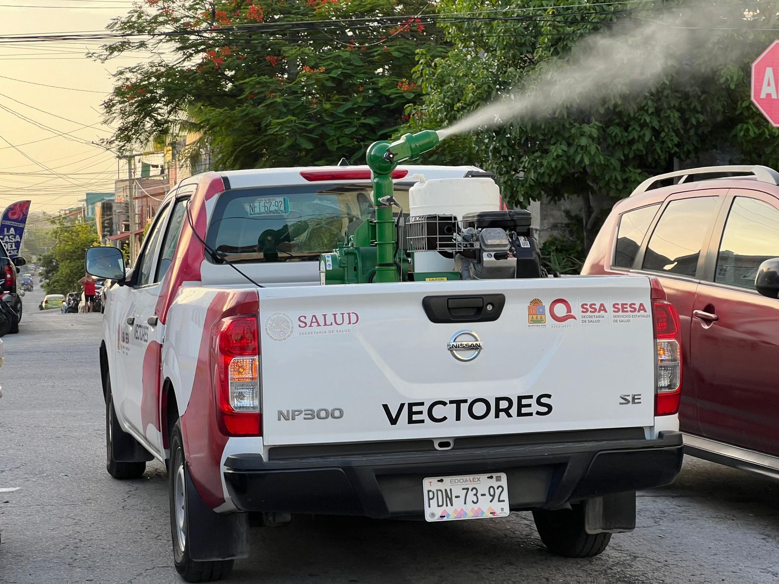 Arranca mega jornada de nebulización en Isla Mujeres