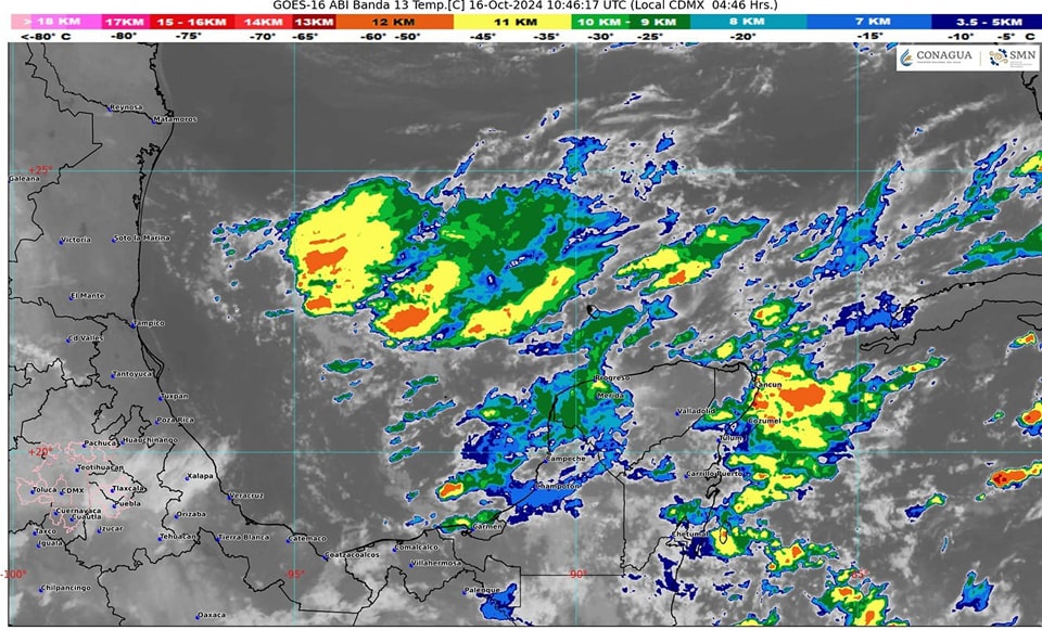 Así el clima en Quintana Roo