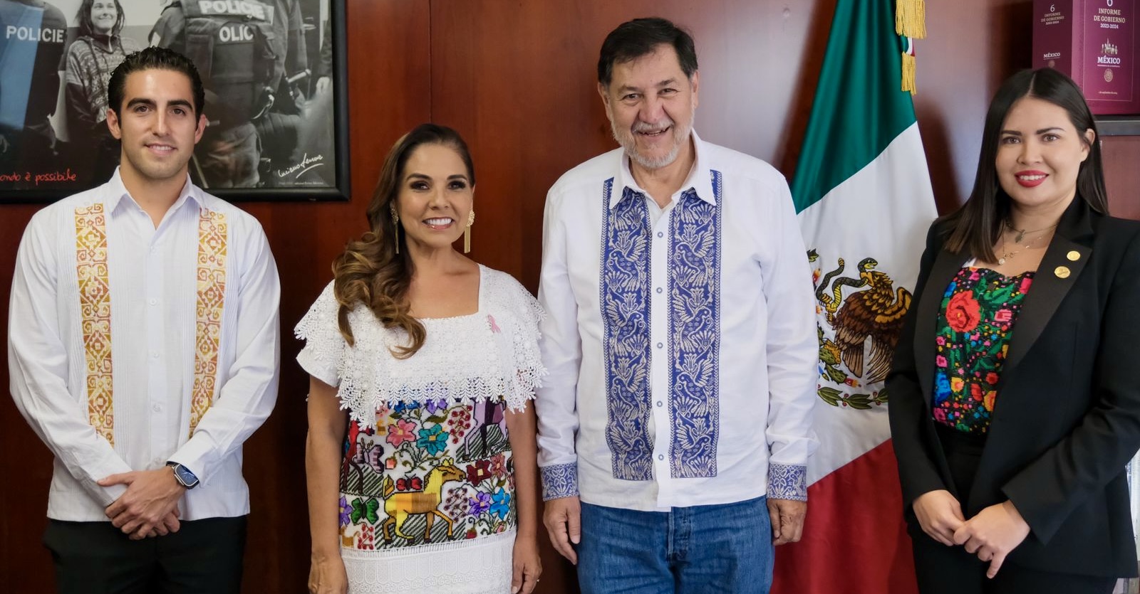 Mara Lezama se reúne con Gerardo Fernández Noroña, en la ciudad de México