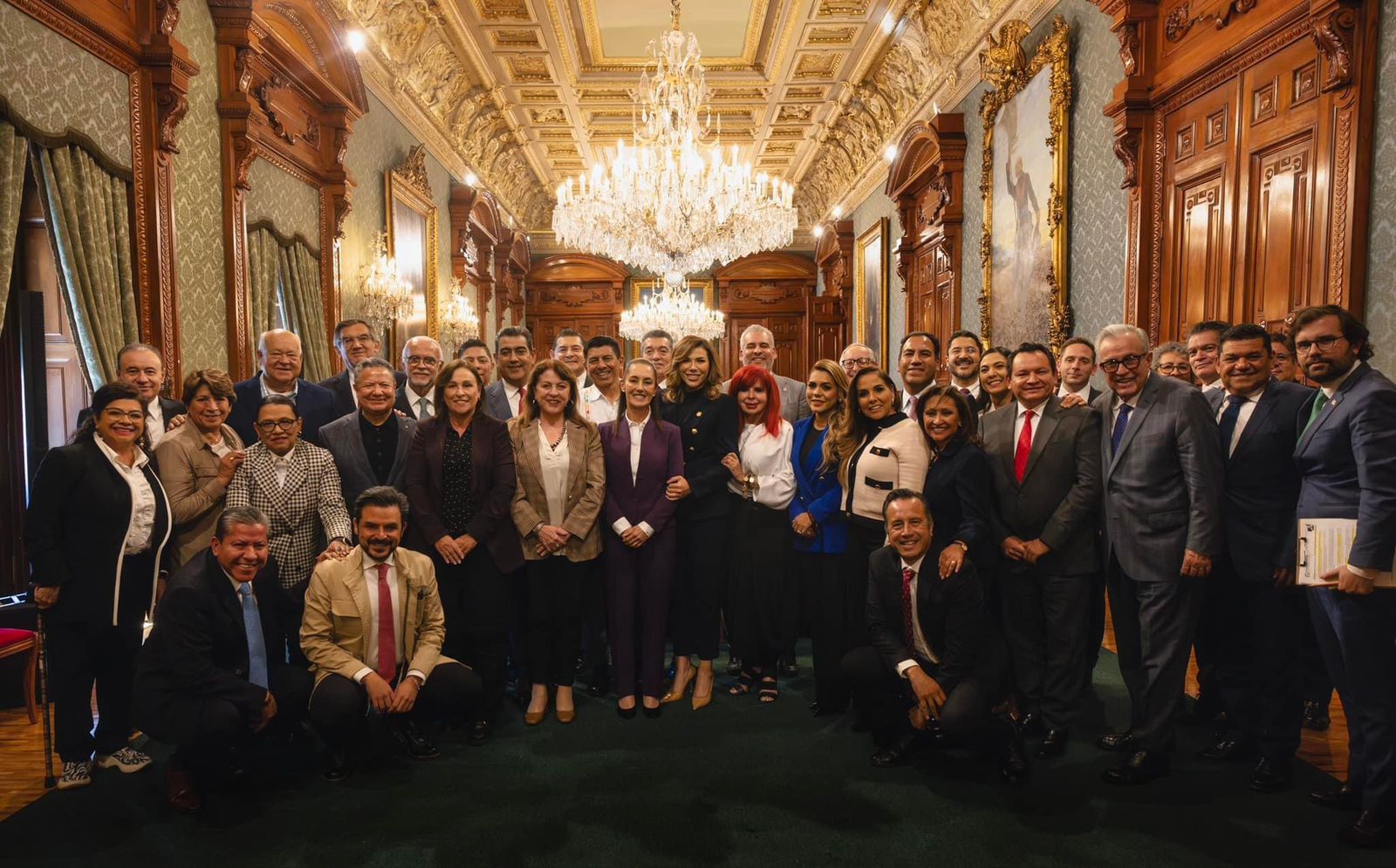 Asiste Mara Lezama, a reunión de trabajo con la presidenta Claudia Sheinbaum para fortalecer el IMSS-Bienestar