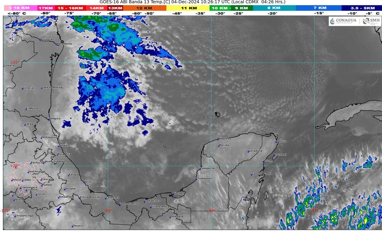 Así estará el clima hoy en Quintana Roo