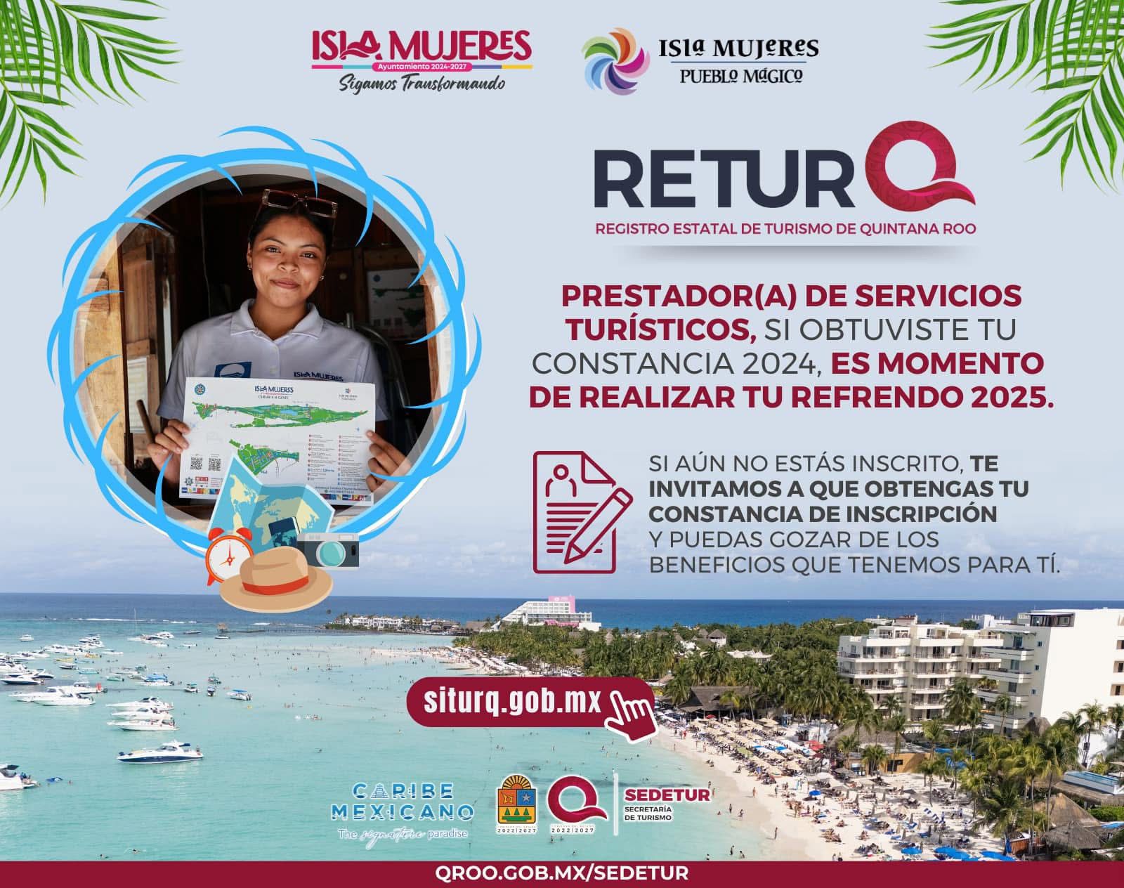 Gobierno de Isla Mujeres impulsa el RETURQ para promover la competitividad turística