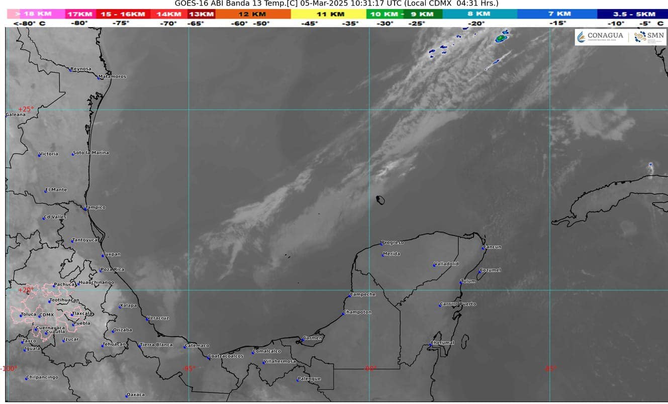 Así estará el Clima hoy en Quintana Roo