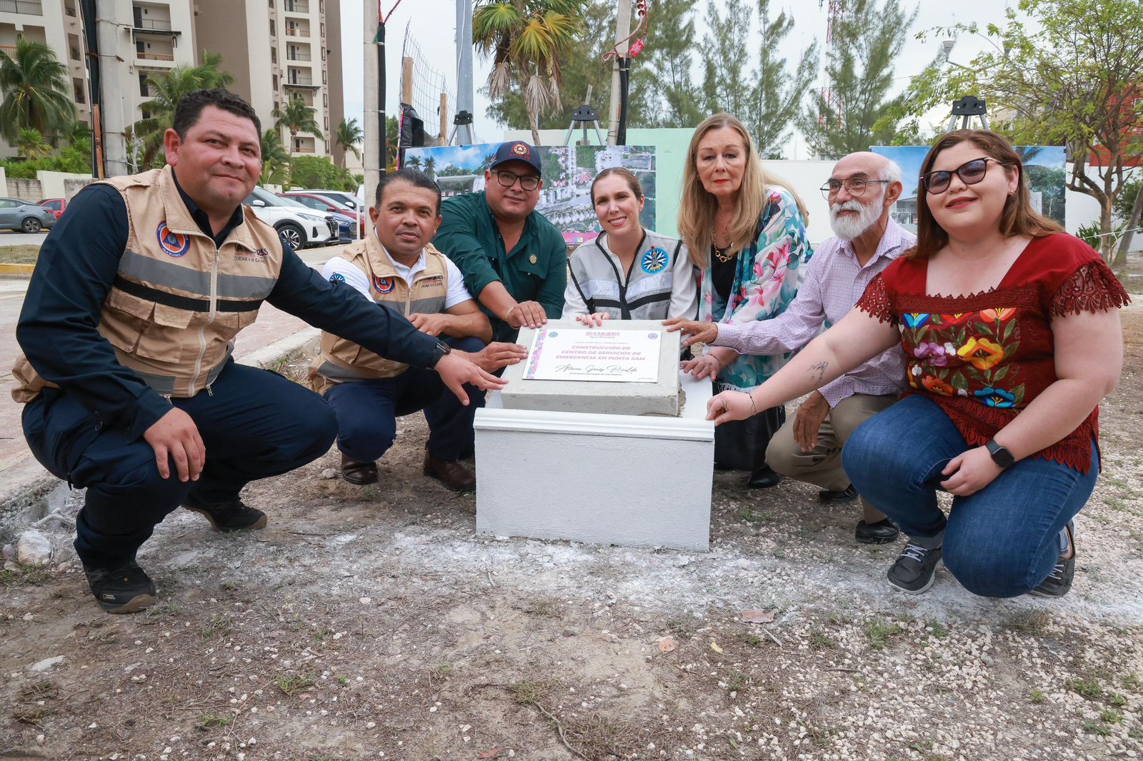 Gobierno Municipal inicia la construcción del nuevo Centro de Servicios de Emergencia de Costa Mujeres