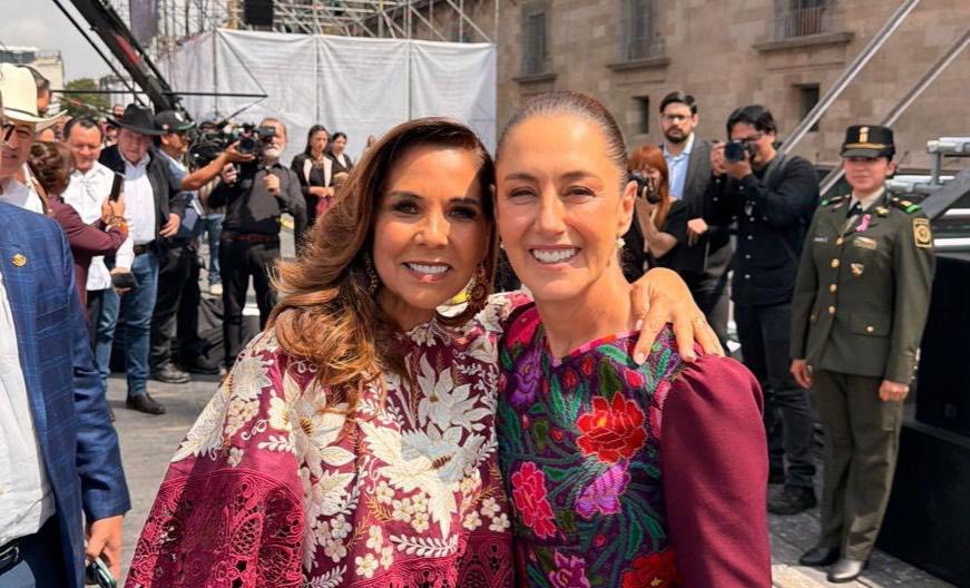 Mara Lezama presente en el informe de Claudia Sheinbaum