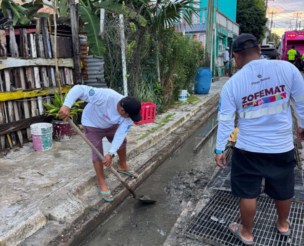 Acciones preventivas del Gobierno Municipal permiten rápida respuesta ante lluvias en Isla Mujeres